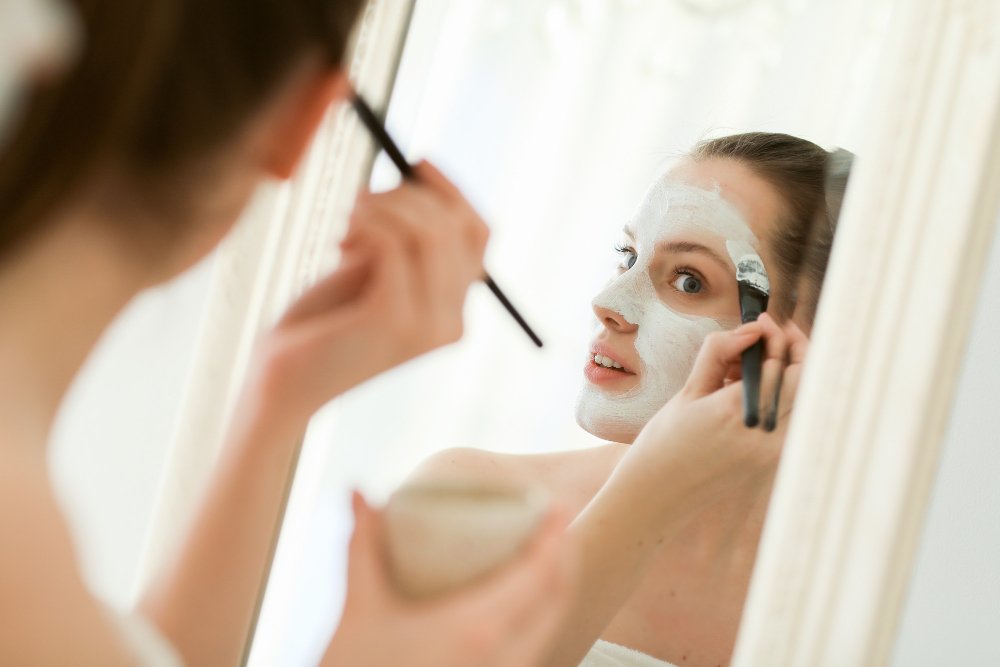face mask skincare routine