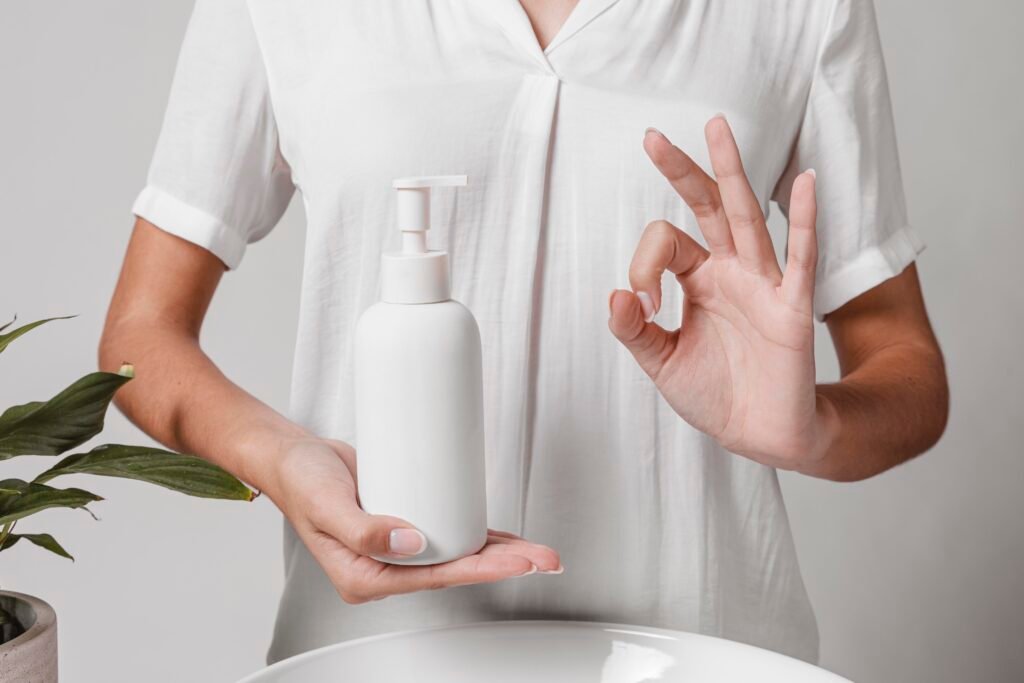 clean cosmetic bottles for homemade beauty tips